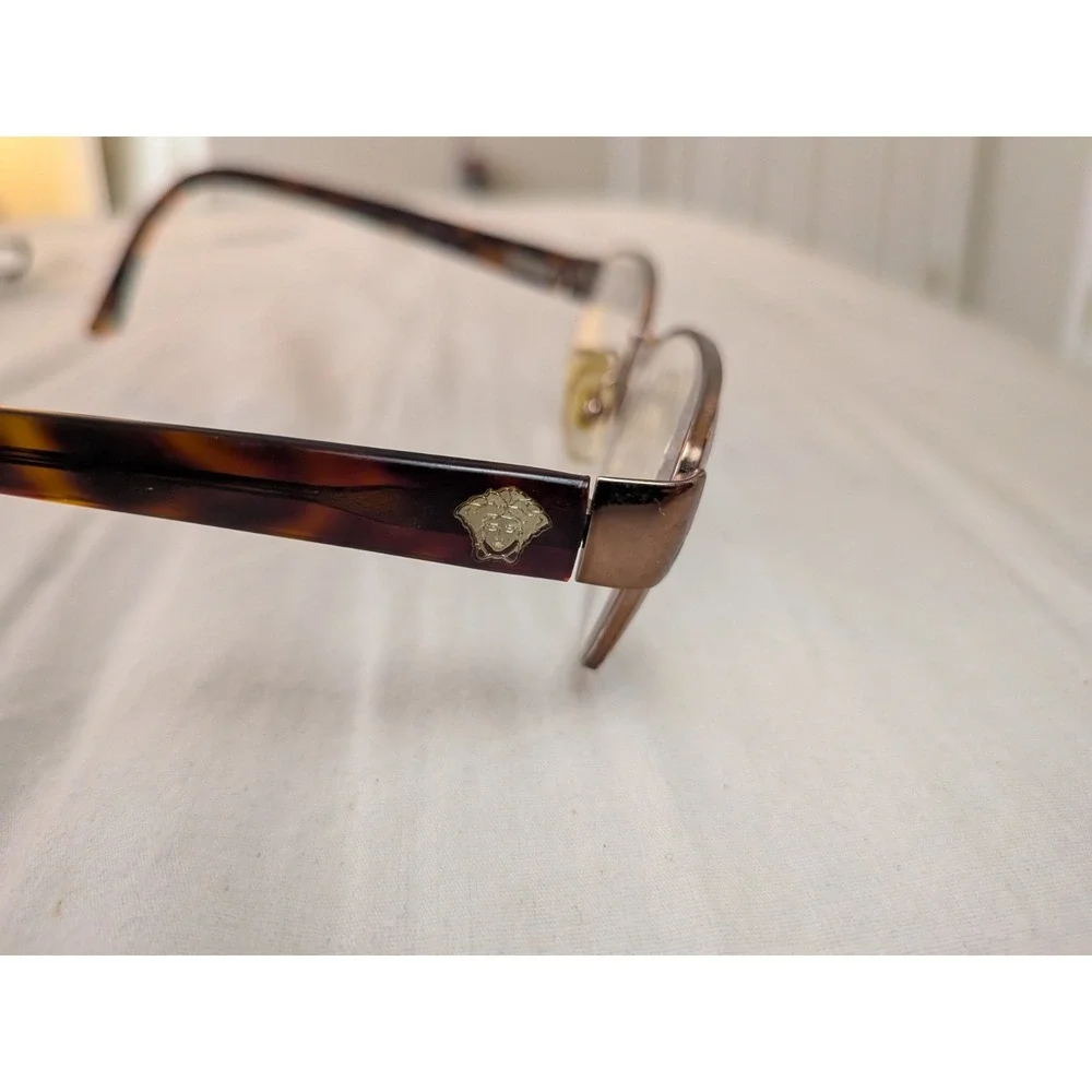 Versace Eyeglasses MOD1177 1045 Metal Rectangle 52-16 135 Italy FRAMES ONLY
